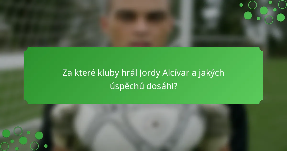 Za které kluby hrál Jordy Alcívar a jakých úspěchů dosáhl?